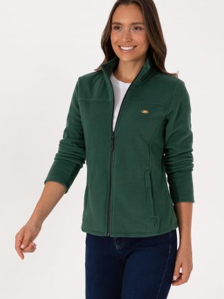 ژاکت زنانه سبز تیره یو اس پولو