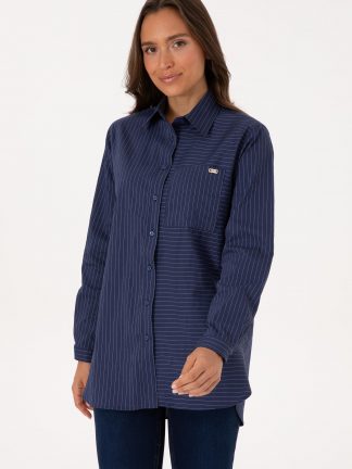 شومیز زنانه نیلی یو اس پولو