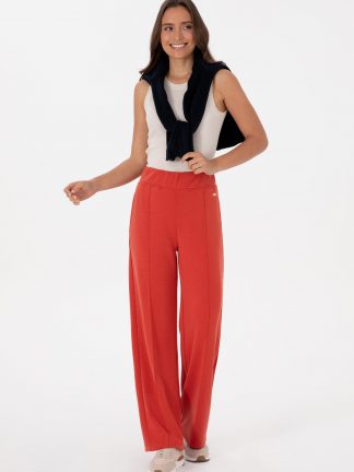 شلوار راحتی زنانه گلبهی یو اس پولو