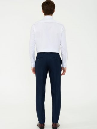 شلوار پارچه ای مردانه سرمه ای کاشارل