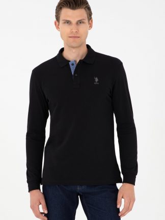 سویشرت مردانه مشکی یو اس پولو