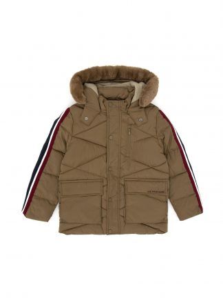 کاپشن پسرانه خاکی روشن یو اس پولو