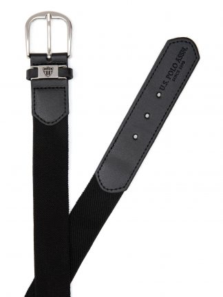 کمربند پسرانه مشکی یو اس پولو