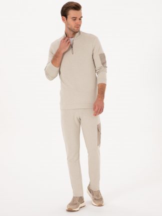 شلوار راحتی مردانه بژ کاشارل