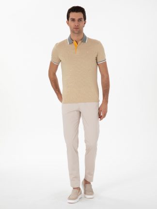 شلوار کتان مردانه بژ کاشارل