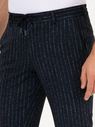 شلوار پارچه ای مردانه سرمه ای کاشارل