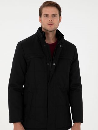 کاپشن مردانه مشکی پیرکاردین