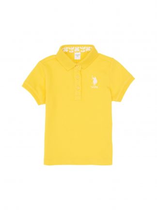 پولوشرت دخترانه زرد یو اس پولو