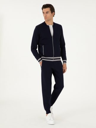 شلوار راحتی مردانه سرمه ای کاشارل