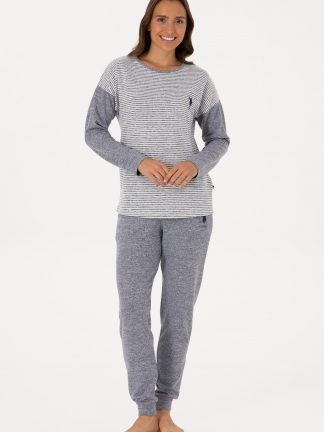 لباس راحتی زنانه خاکی ملانژ یو اس پولو