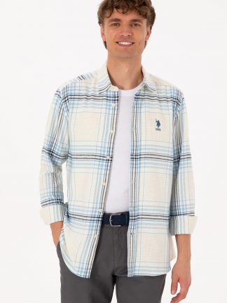 پیراهن آستین بلند مردانه یو اس پولو