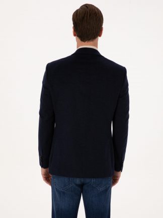 کت مردانه سرمه ای کاشارل