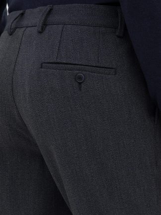 شلوار پارچه ای مردانه سرمه ای پیرکاردین