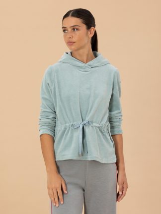 هودی زنانه نعنایی تیره پیرکاردین