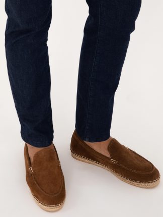 کفش لوفر مردانه قهوه ای کاشارل