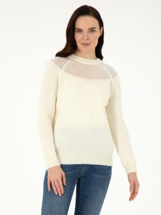 پلیور زنانه بژ پیرکاردین