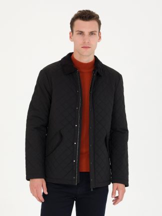 کاپشن مردانه مشکی پیرکاردین