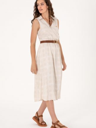 پیراهن زنانه بژ یو اس پولو