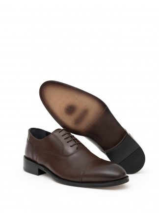 کفش رسمی مردانه قهوه ای کاشارل