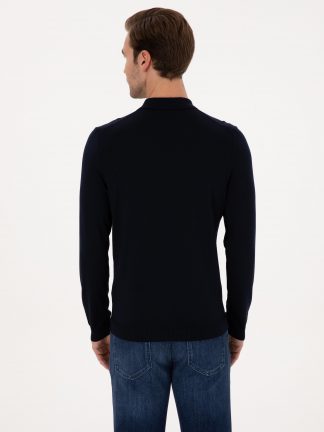 پلیور مردانه سرمه ای کاشارل