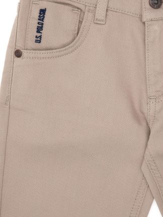 شلوار کتان پسرانه بژ یو اس پولو