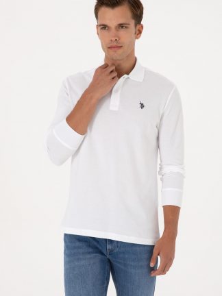 سویشرت مردانه سفید یو اس پولو