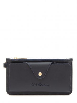 کیف پول زنانه سرمه ای یو اس پولو