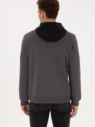 هودی مردانه خاکستری یو اس پولو