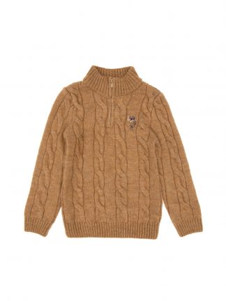 پلیور پسرانه شتری یو اس پولو