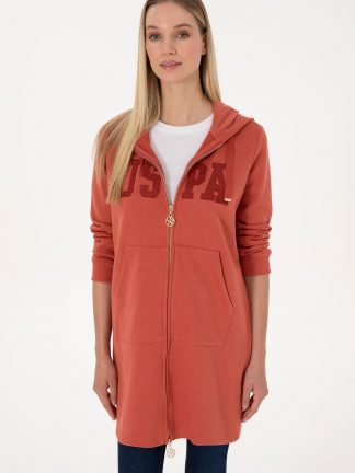 سویشرت زنانه گلبهی یو اس پولو