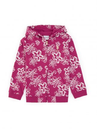 سویشرت دخترانه صورتی یو اس پولو