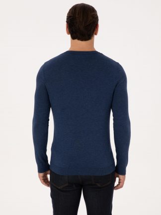 پلیور مردانه نیلی کاشارل