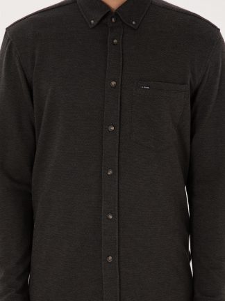 پیراهن مردانه خاکی روشن یو اس پولو