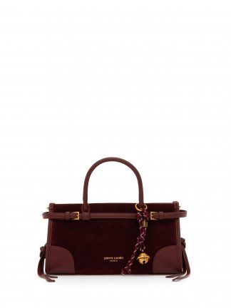 کیف دستی زنانه زرشکی پیرکاردین