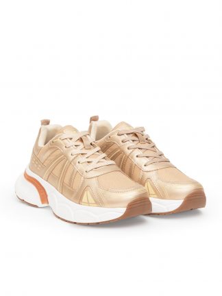 کفش اسپرت زنانه طلایی یو اس پولو