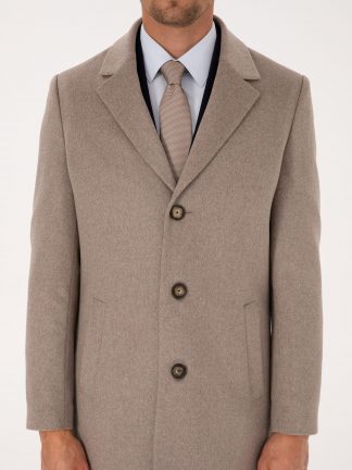 پالتو مردانه بژ پیرکاردین