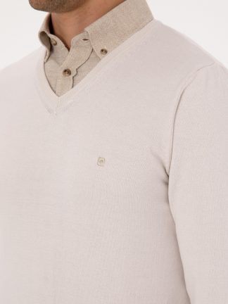 پلیور مردانه طوسی پیرکاردین