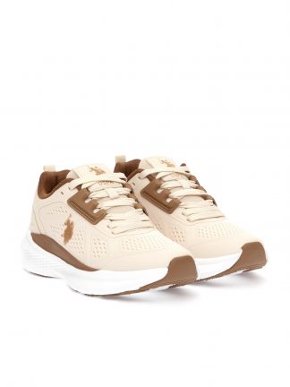 کفش اسپرت زنانه بژ یو اس پولو