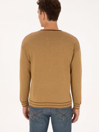 پلیور مردانه آبی نفتی یو اس پولو