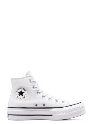 کفش کتانی ساق بلند زنانه سفید مدل CHUCK TAYLOR ALLSTAR LIFT کانورس تصویر ۱