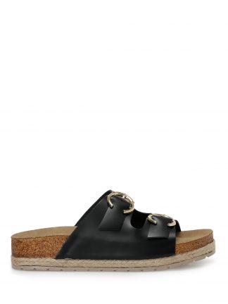 صندل زنانه مشکی مدل TELO 3FX ناین وست تصویر ۱