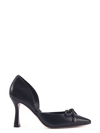 کفش پاشنه دار زنانه مشکی مدل MANGIE 3PR ناین وست تصویر ۱