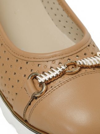 کفش لژ دار زنانه قهوه ای مدل ORBA 4FX اینجی تصویر ۱