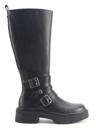 بوت کلاسیک زنانه مشکی مدل FABLON 4PR ناین وست تصویر ۱