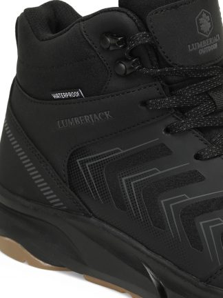 نیم بوت کوهنوردی مردانه مشکی مدل HARRY HI 4PR لامبرجک تصویر ۱