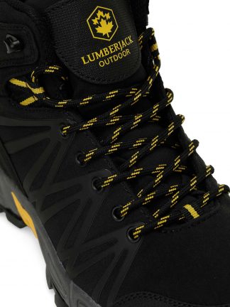 نیم بوت کوهنوردی مردانه مشکی مدل SHELL HI 4PR لامبرجک تصویر ۱