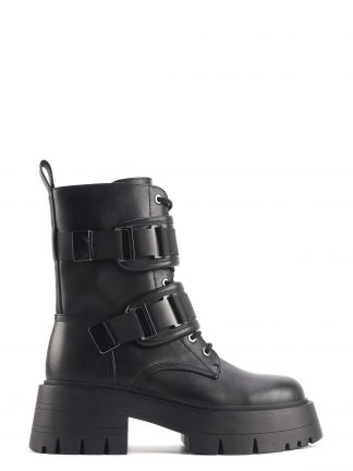 نیم بوت کلاسیک زنانه مشکی مدل CHAD 4PR ناین وست تصویر ۱