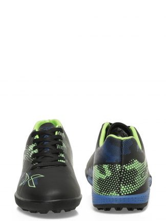 کفش فوتبال مردانه مشکی استوک ریز چمن مصنوعی مدل HYDE TF 4PR کینتیکس تصویر ۱