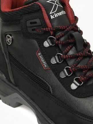 نیم بوت کار مردانه مشکی بندی مدل RAWIA 4PR کینتیکس تصویر ۱