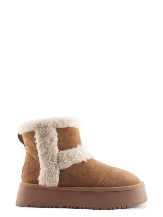 نیم بوت برفی زنانه قهوه ای مدل PUFIN 4PR لامبرجک تصویر ۱